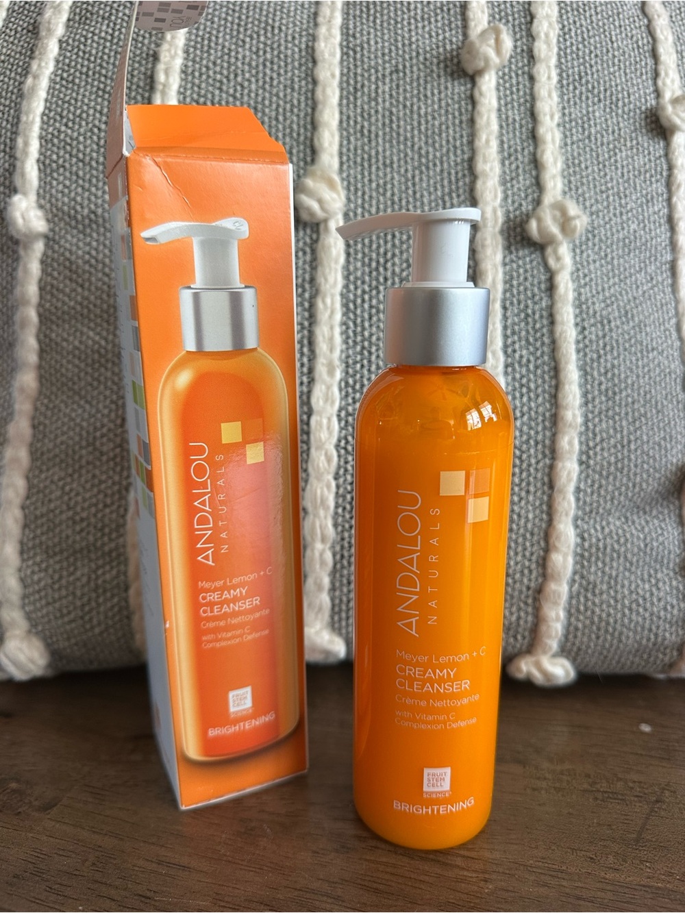 Andalou Naturals Meyer Lemon + C Creamy Cleanser | Brightening | New